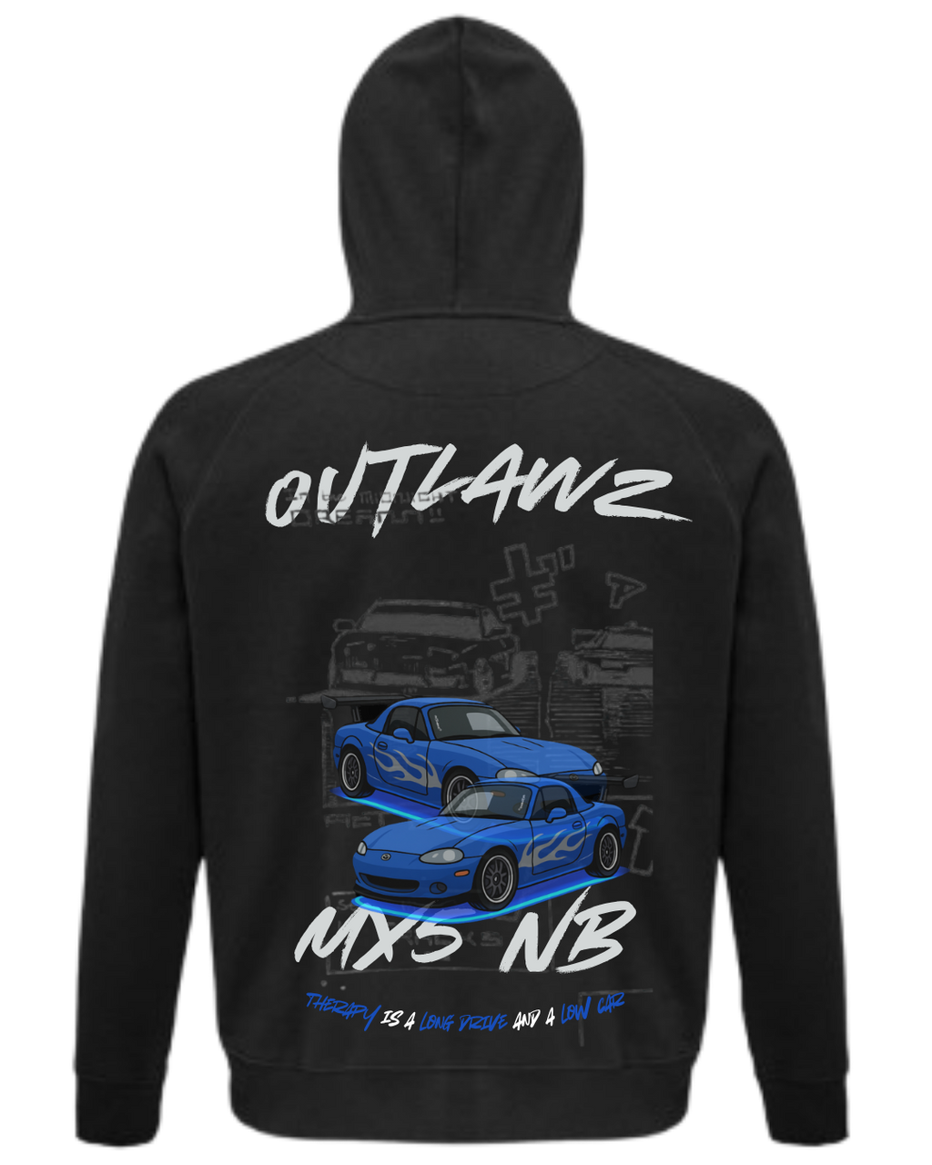 Hoodie "Japan mx5 x OUTLAWZ°"